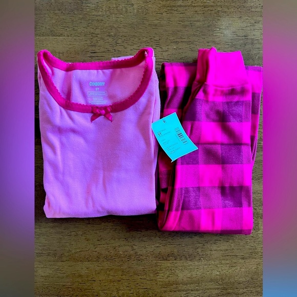 NWT Gymboree Girls Plaid Deer Cotton 2-Piece Pajamas - Sz: 5T - Picture 5 of 11